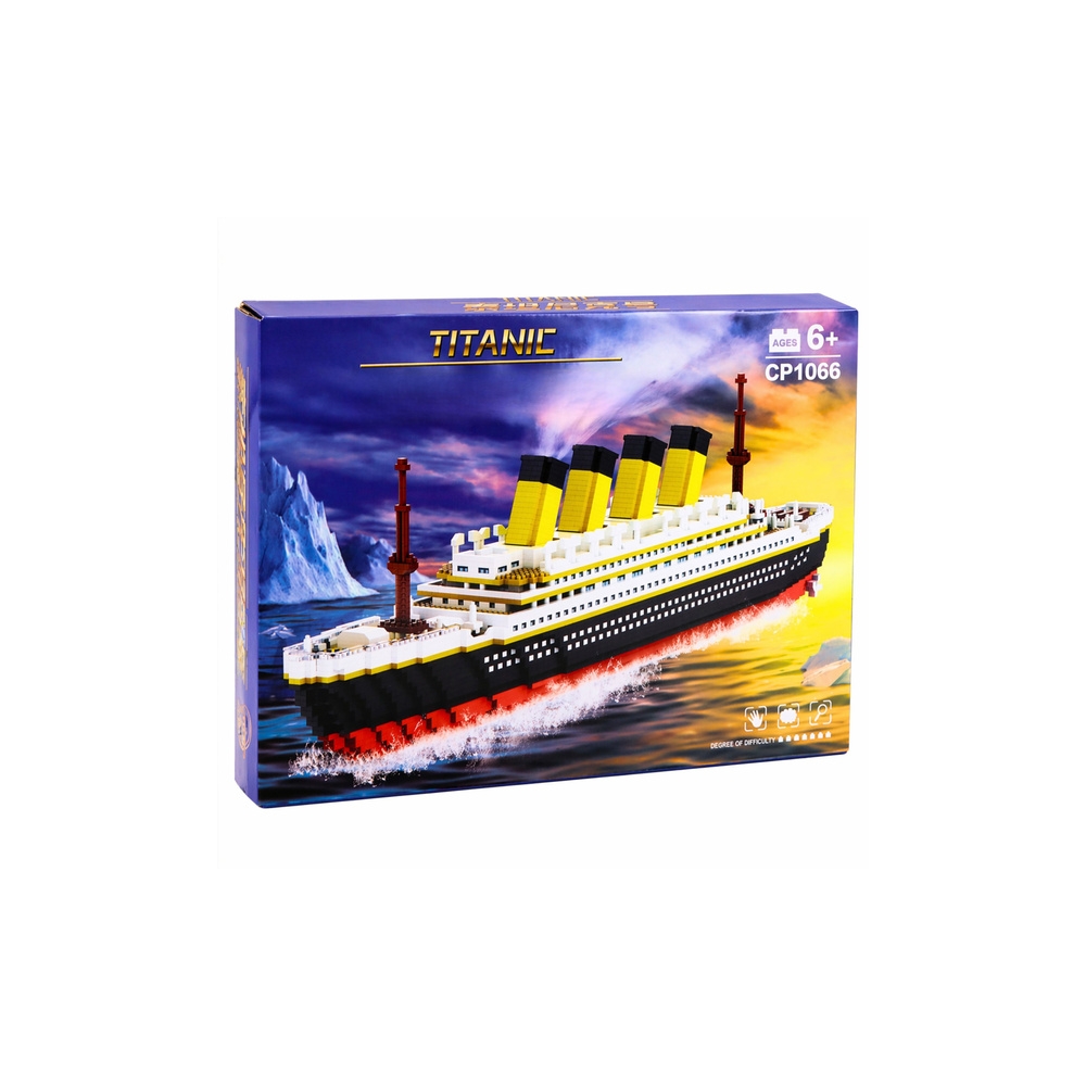 Konstruktorius Titanikas didelis modelis, 60 cm, 3327 elementai-Žaislai, Konstruktoriai, Lego, statybiniai blokai-e-vaikas