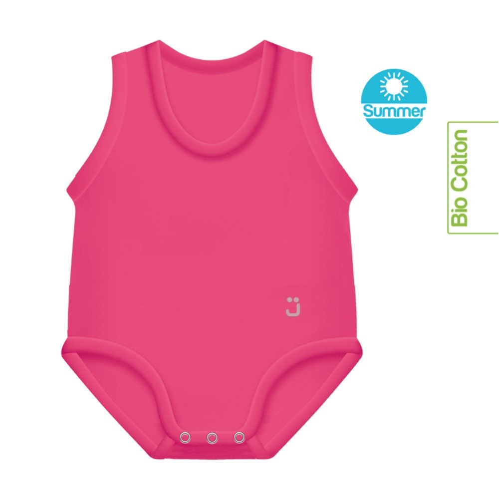 Augantis kūdikių bodis Bio Cotton, 0–36 mėn., rožinis-Drabužiai ir aksesuarai, Drabužiai kūdikiams-e-vaikas