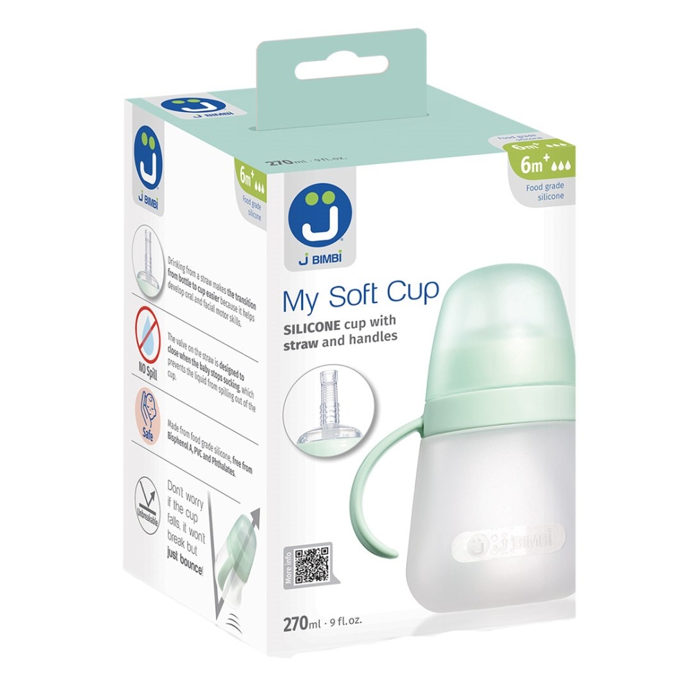 Cups My soft cup 6m+ 270ml mint
