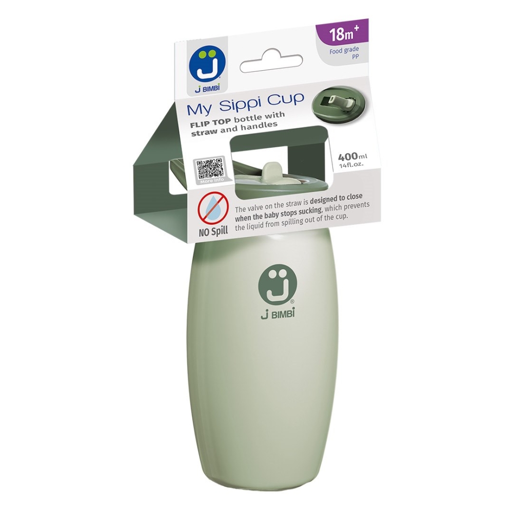 Cups My sippi cup 18m+ 400ml grenn