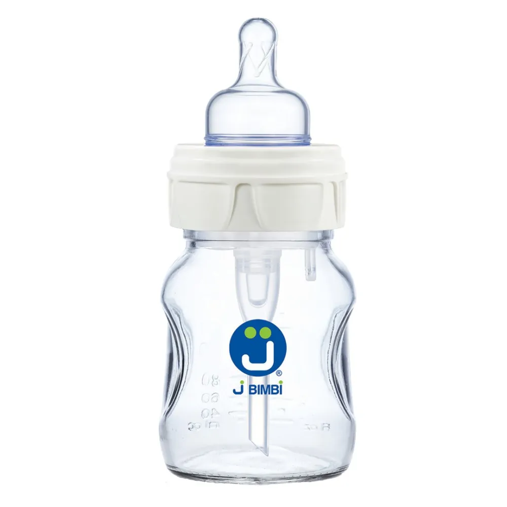 Stiklinis maitinimo buteliukas „Super“ 160 ml, apsaugantis nuo dieglių-Maitinimui, Buteliukai ir žindukai-e-vaikas