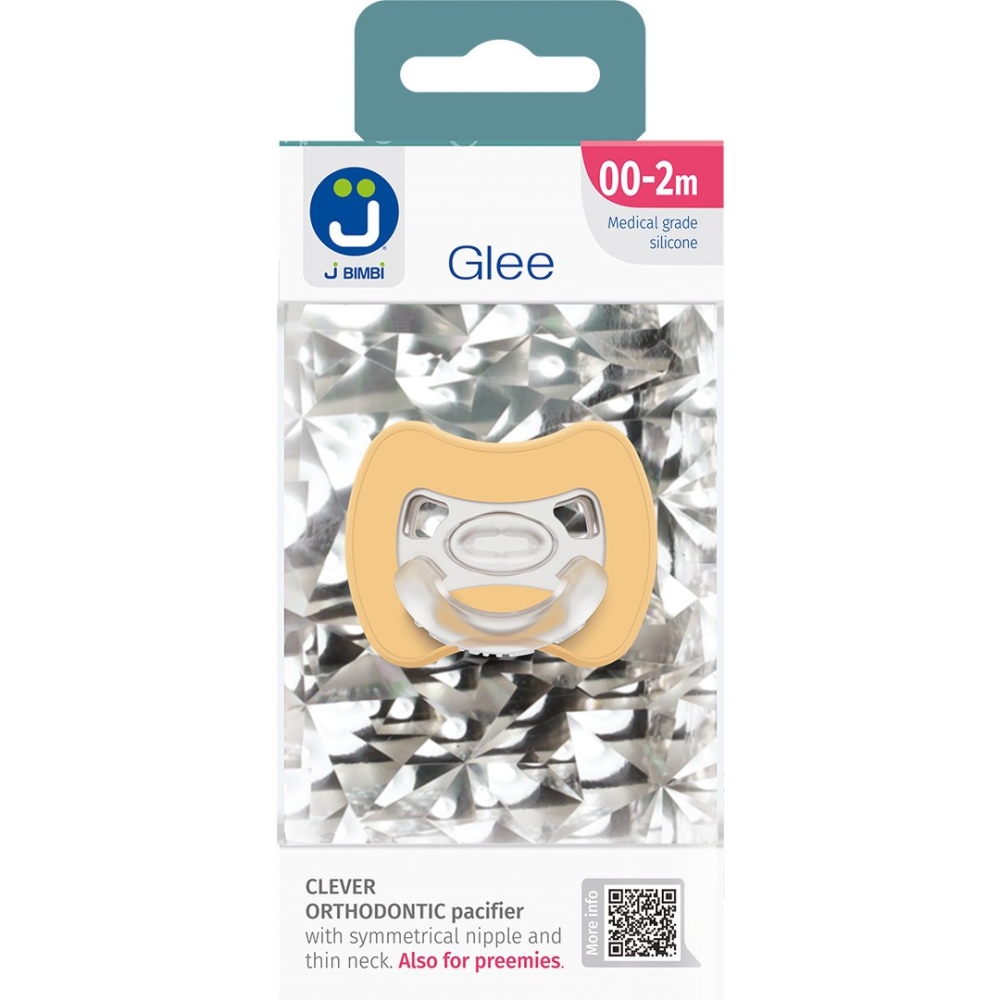 Smart pacifiers Glee 0-2m beige