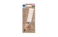 Pacifier with cord and wooden clip Eco beige