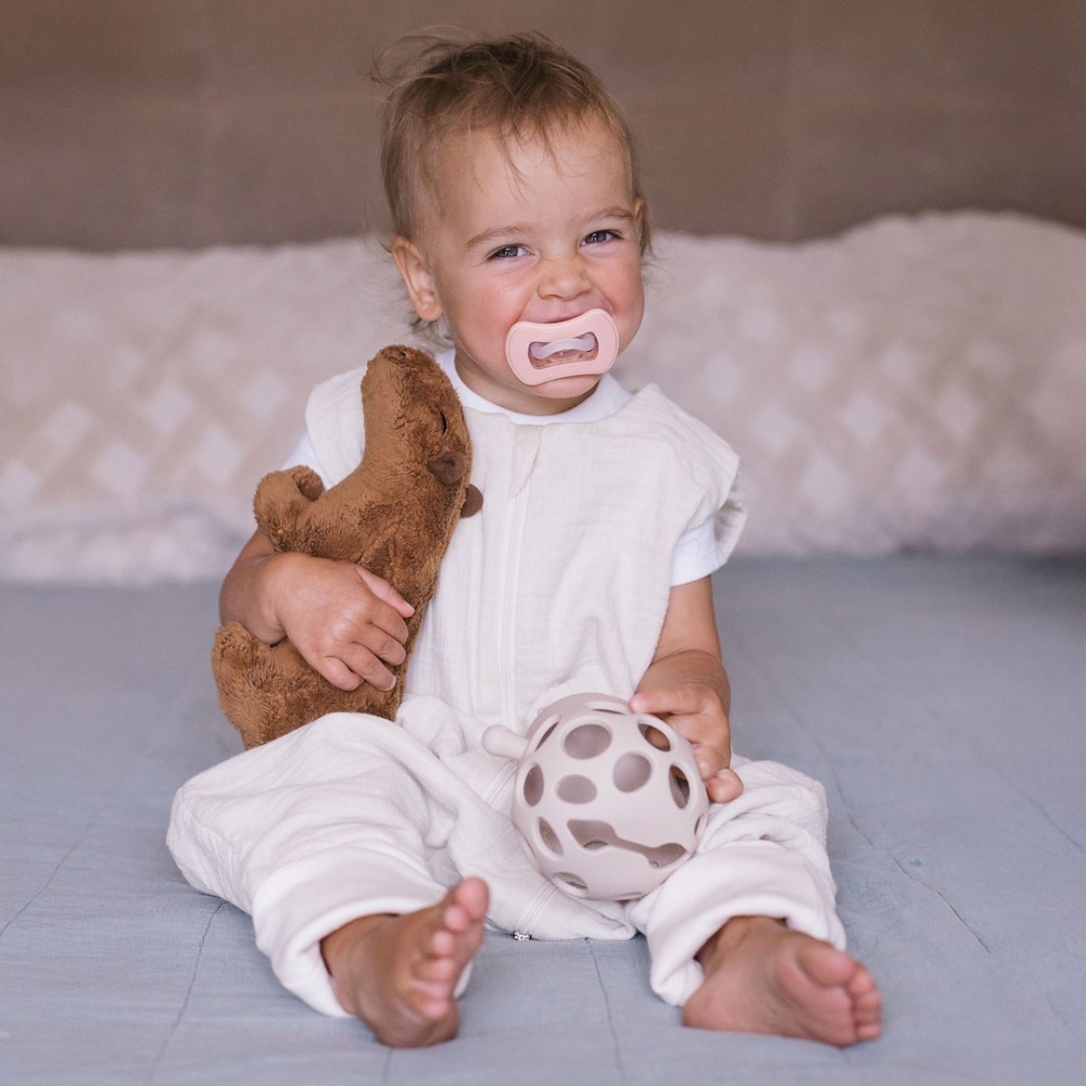 Sleeping bag with legs muslin 0,5 TOG Malaga 2-4y vanilla
