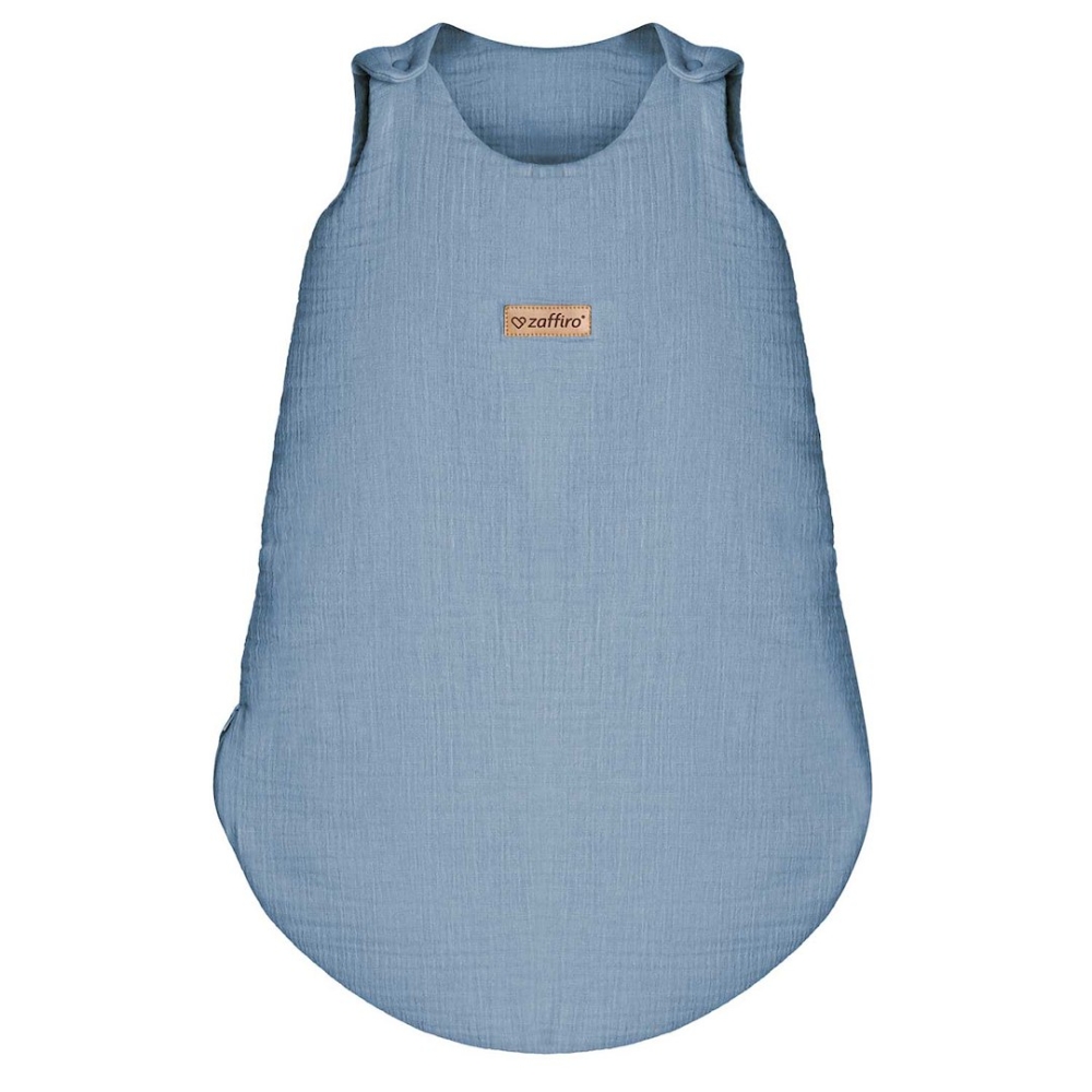 Sleeping bag muslin 0,5 TOG Malaga 0-6m baby blue