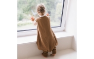 Sleeping bag with legs muslin 0,5 TOG Malaga 1-2y toffee