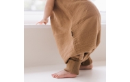 Sleeping bag with legs muslin 0,5 TOG Malaga 1-2y toffee