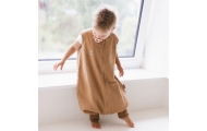 Miegmaišis su kojomis iš muslino, 0,5 TOG, „Malaga“, 1–2 m., karamelės spalvos-Miegui, Vokeliai, miegmaišiukai-e-vaikas