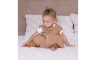 Sleeping bag with legs muslin 0,5 TOG Malaga 1-2y toffee