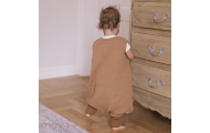 Sleeping bag with legs muslin 0,5 TOG Malaga 1-2y toffee