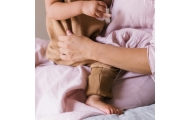 Sleeping bag with legs muslin 0,5 TOG Malaga 1-2y toffee