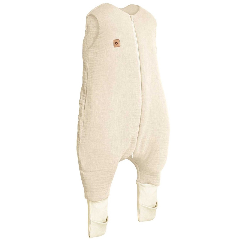 Sleeping bag with legs muslin 1,5 TOG Malaga 1-2y vanilla