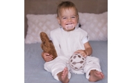 Sleeping bag with legs muslin 1,5 TOG Malaga 1-2y vanilla