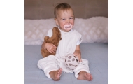 Sleeping bag with legs muslin 1,5 TOG Malaga 1-2y vanilla