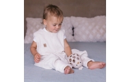 Sleeping bag with legs muslin 1,5 TOG Malaga 1-2y vanilla