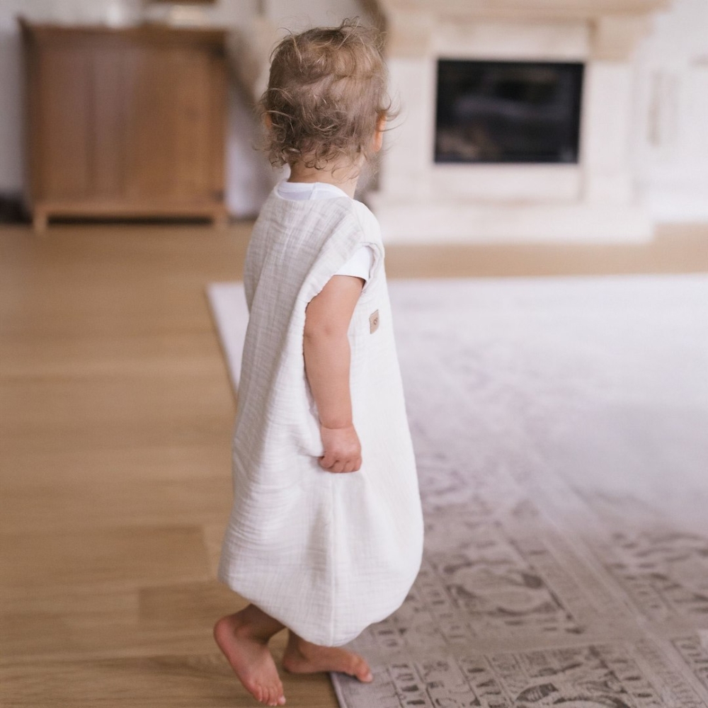 Sleeping bag with legs muslin 1,5 TOG Malaga 1-2y vanilla