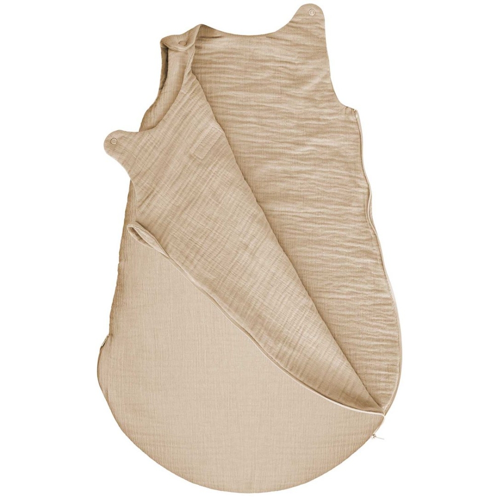 Sleeping bag muslin 1,5 TOG Malaga 6-12m beige