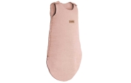 Sleeping bag muslin 1,5 TOG Malaga 0-6m baby pink