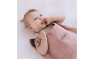 Sleeping bag muslin 1,5 TOG Malaga 0-6m baby pink
