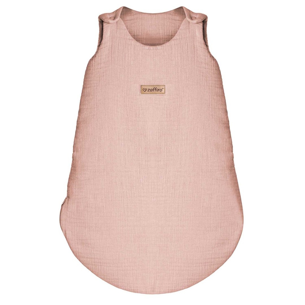 Sleeping bag muslin 1,5 TOG Malaga 6-12m baby pink