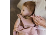 Sleeping bag with legs muslin 1,5 TOG Malaga 1-2y baby pink