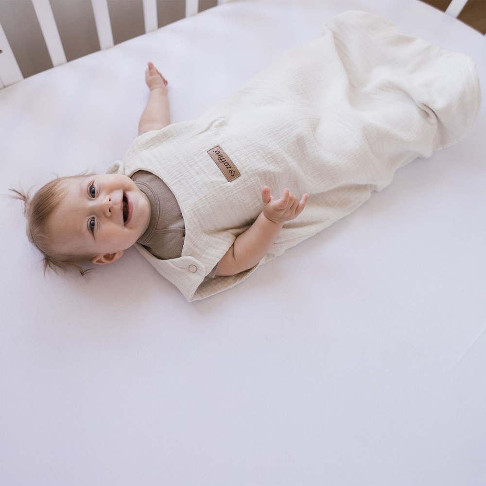 Sleeping bag muslin 2,5 TOG Malaga 0-6m vanilla