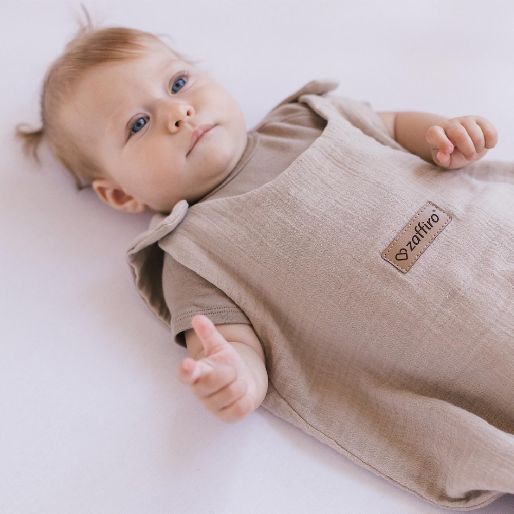 Sleeping bag muslin 2,5 TOG Malaga 6-12m vanilla