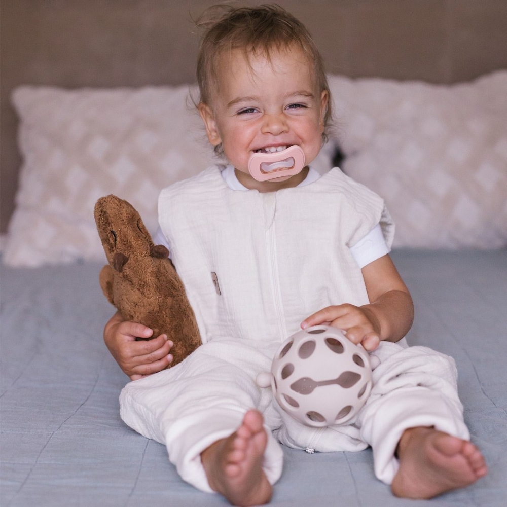 Sleeping bag with legs muslin 2,5 TOG Malaga 1-2y vanilla