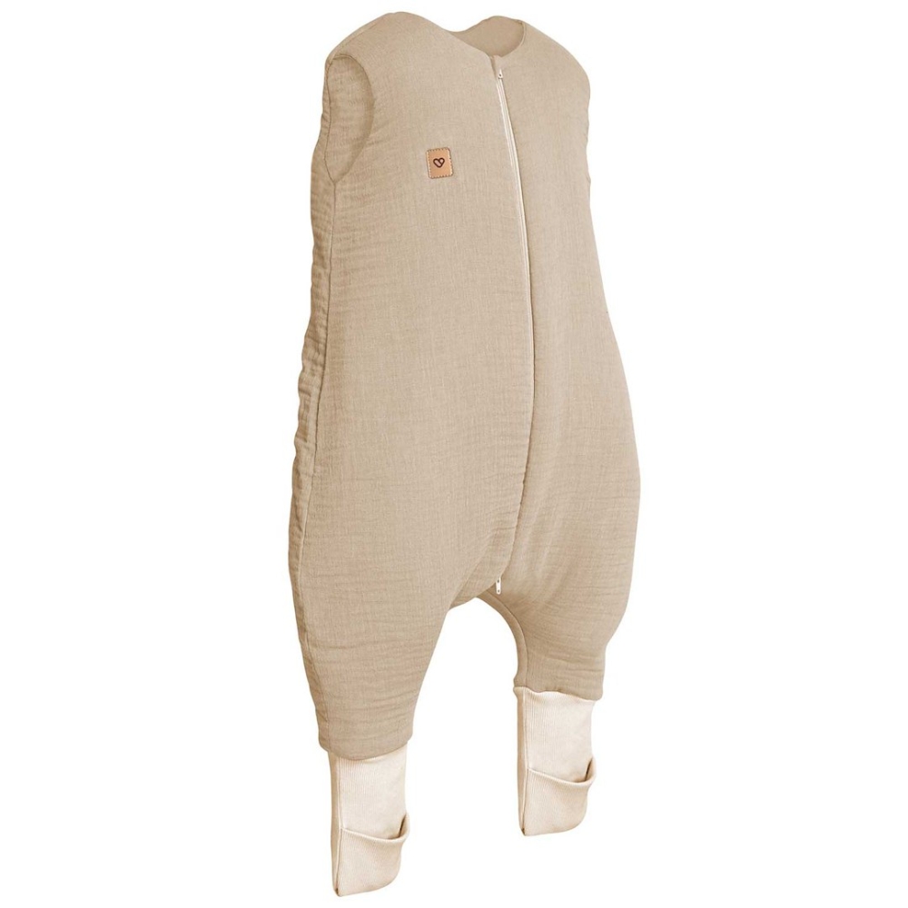 Sleeping bag with legs muslin 2,5 TOG Malaga 1-2y beige