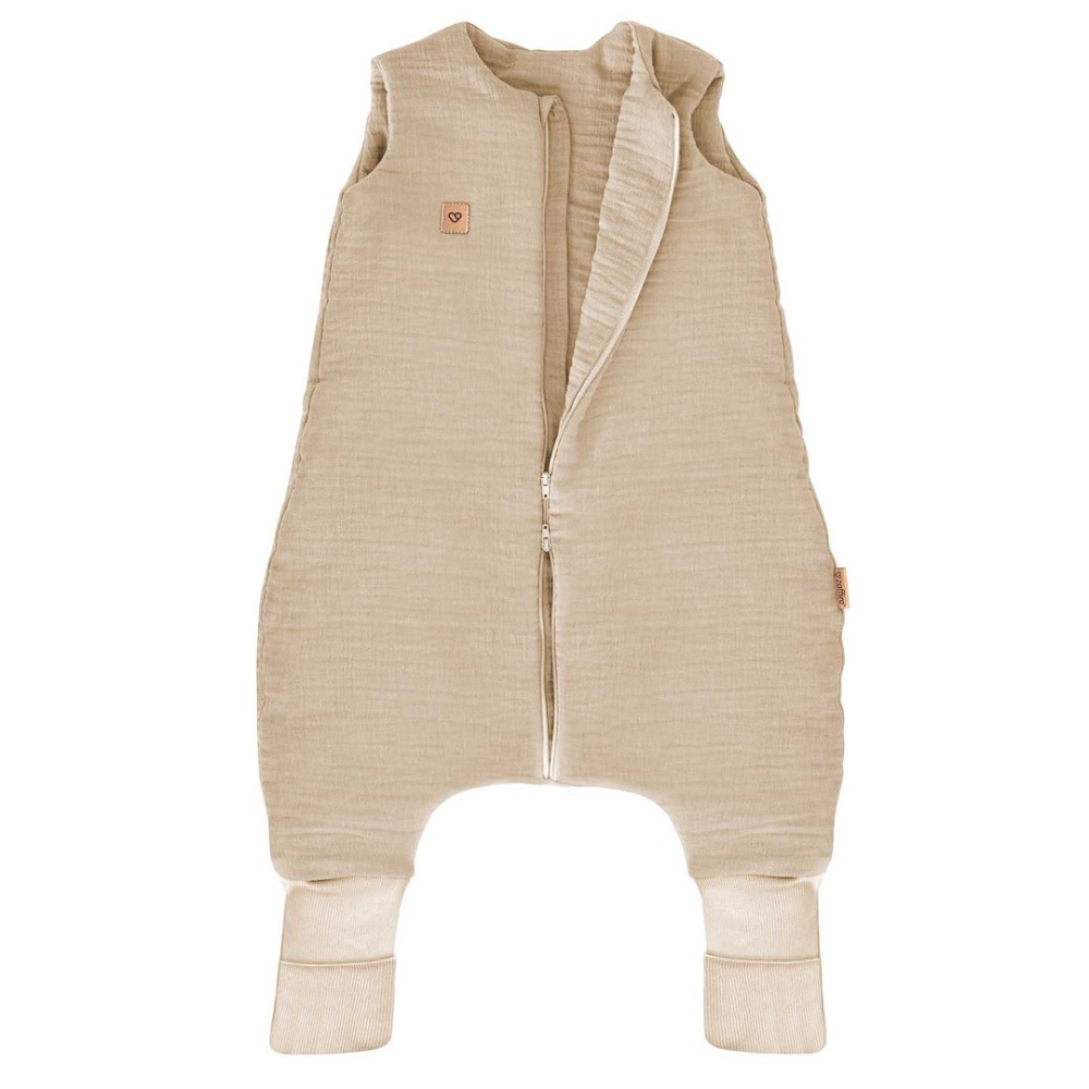Sleeping bag with legs muslin 2,5 TOG Malaga 1-2y beige