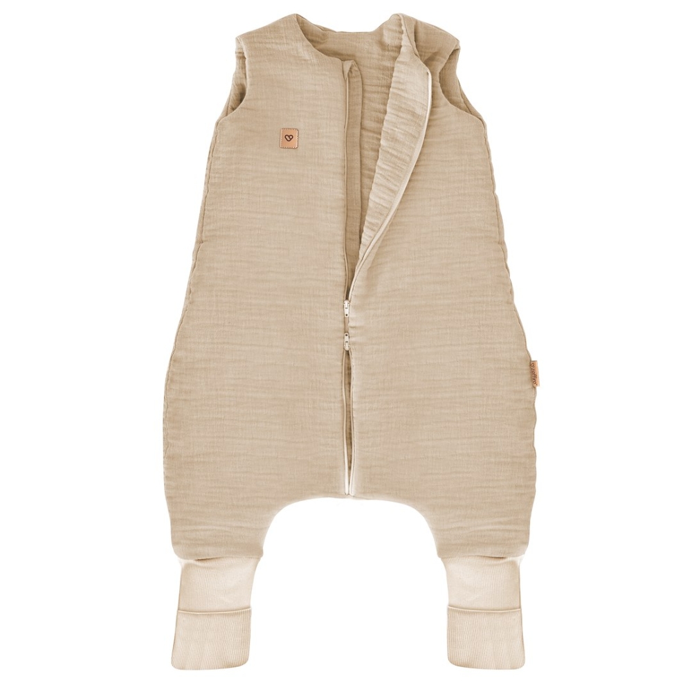 Sleeping bag with legs muslin 2,5 TOG Malaga 2-4y beige