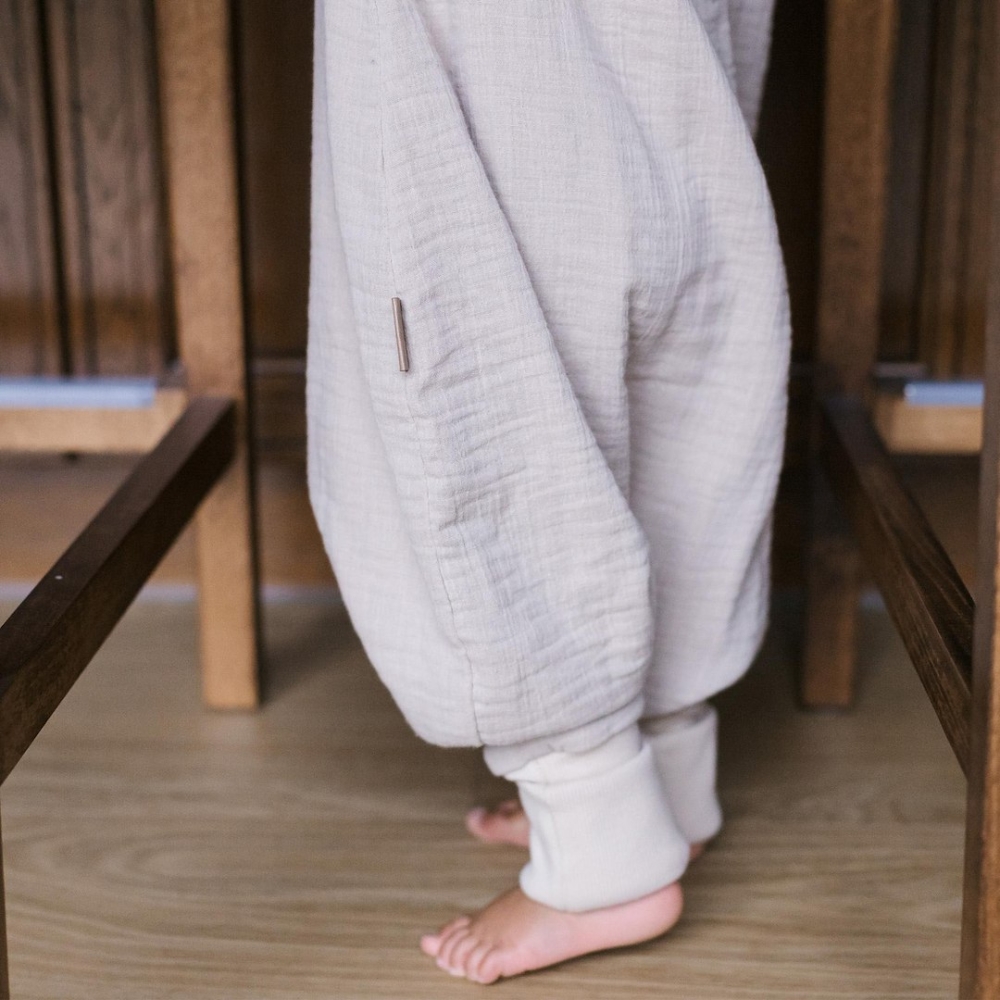 Sleeping bag with legs muslin 2,5 TOG Malaga 2-4y beige