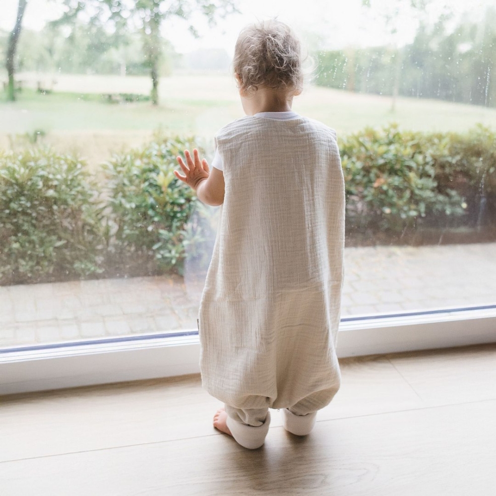 Sleeping bag with legs muslin 2,5 TOG Malaga 2-4y beige