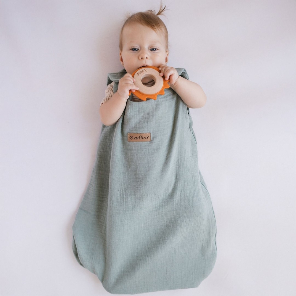 Sleeping bag muslin 2,5 TOG Malaga 6-12m mint