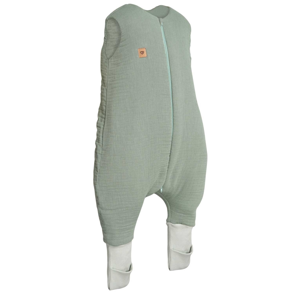 Sleeping bag with legs muslin 2,5 TOG Malaga 1-2y mint