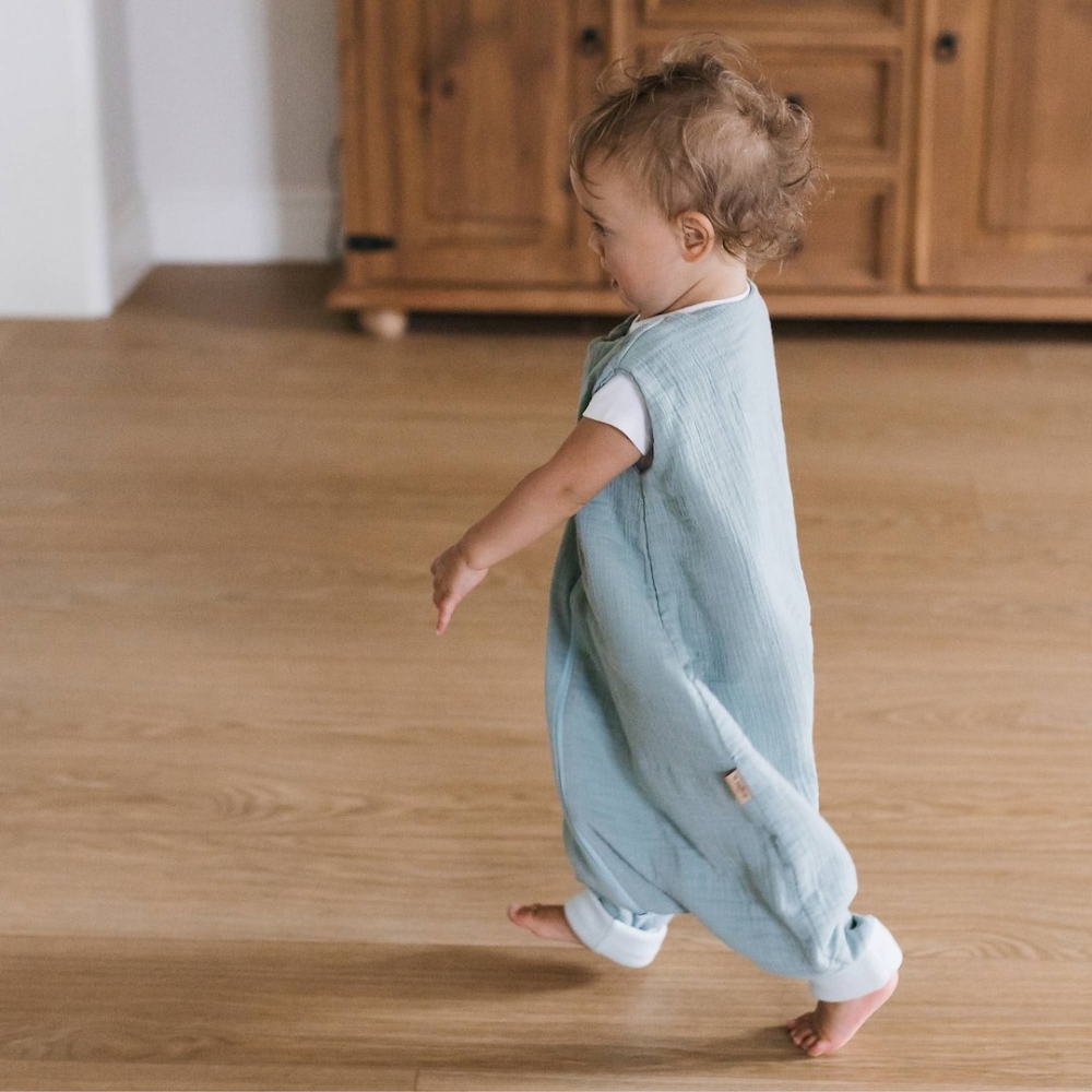 Sleeping bag with legs muslin 2,5 TOG Malaga 2-4y mint
