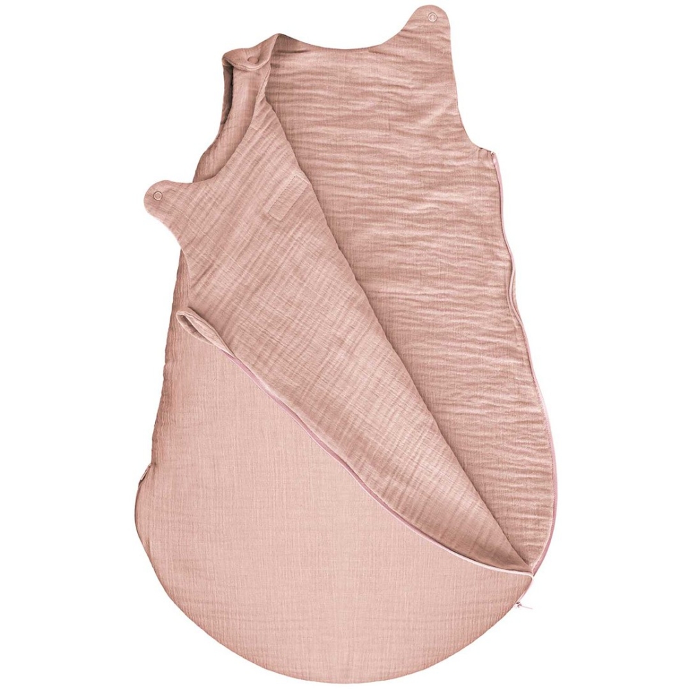 Sleeping bag muslin 2,5 TOG Malaga 0-6m baby pink