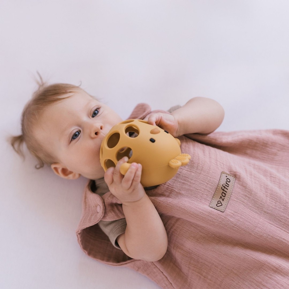 Sleeping bag muslin 2,5 TOG Malaga 0-6m baby pink
