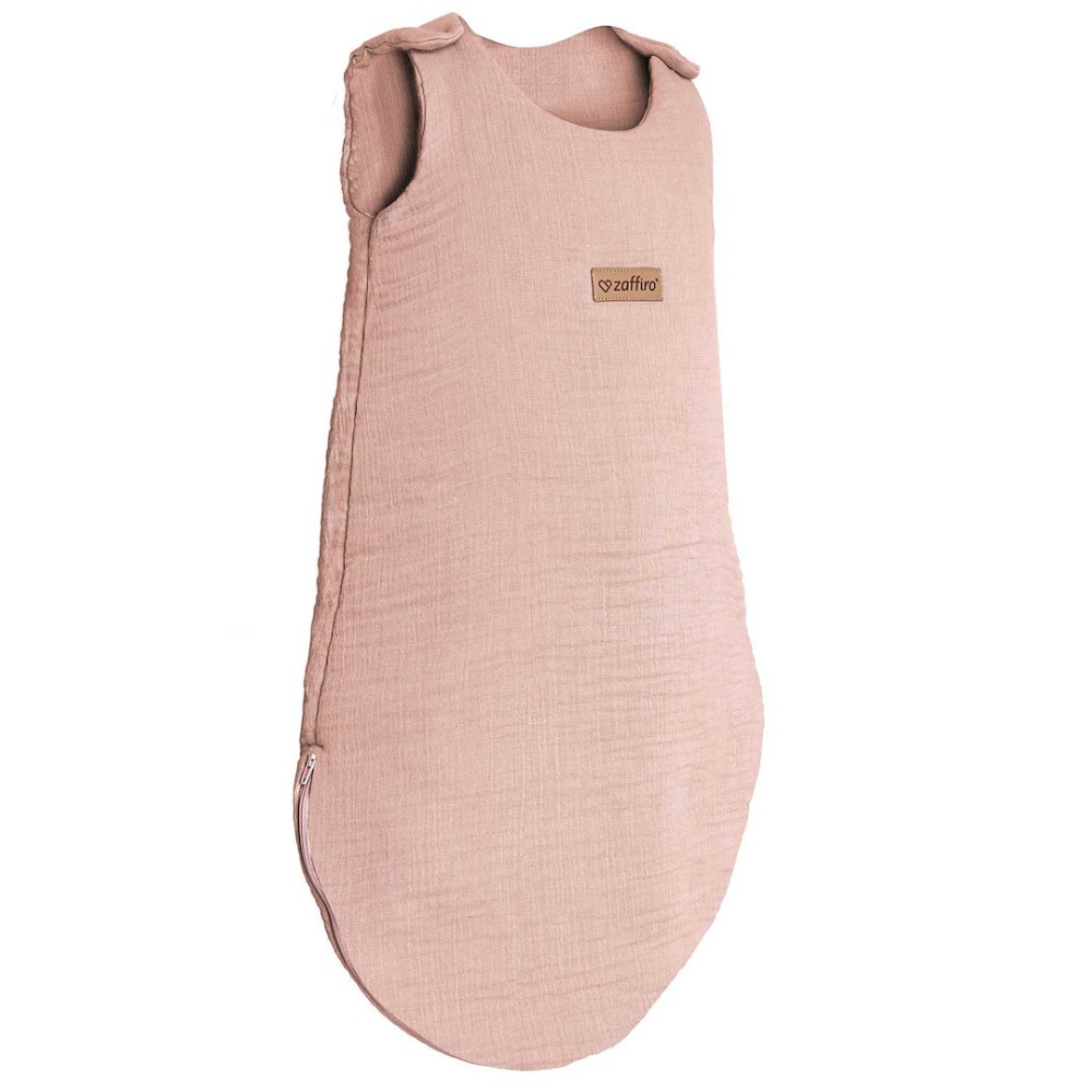 Sleeping bag muslin 2,5 TOG Malaga 6-12m baby pink