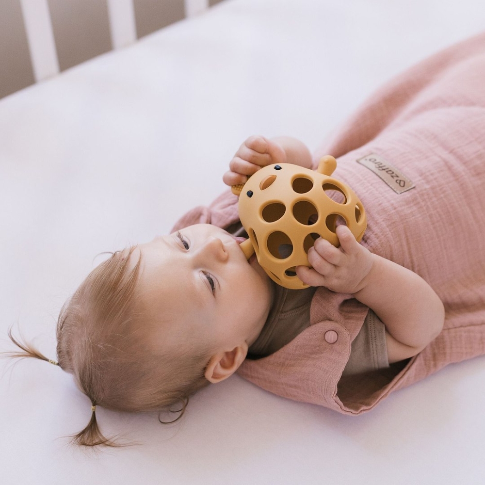 Sleeping bag muslin 2,5 TOG Malaga 6-12m baby pink