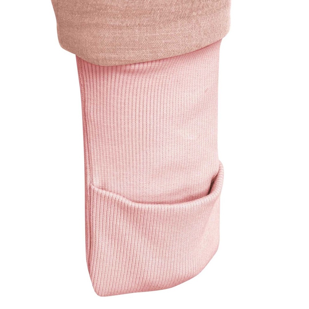 Sleeping bag with legs muslin 2,5 TOG Malaga 1-2y baby pink
