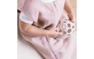 Sleeping bag with legs muslin 2,5 TOG Malaga 1-2y baby pink