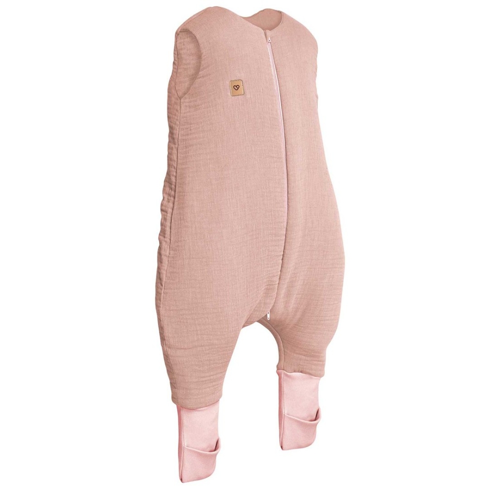Sleeping bag with legs muslin 2,5 TOG Malaga 2-4y baby pink