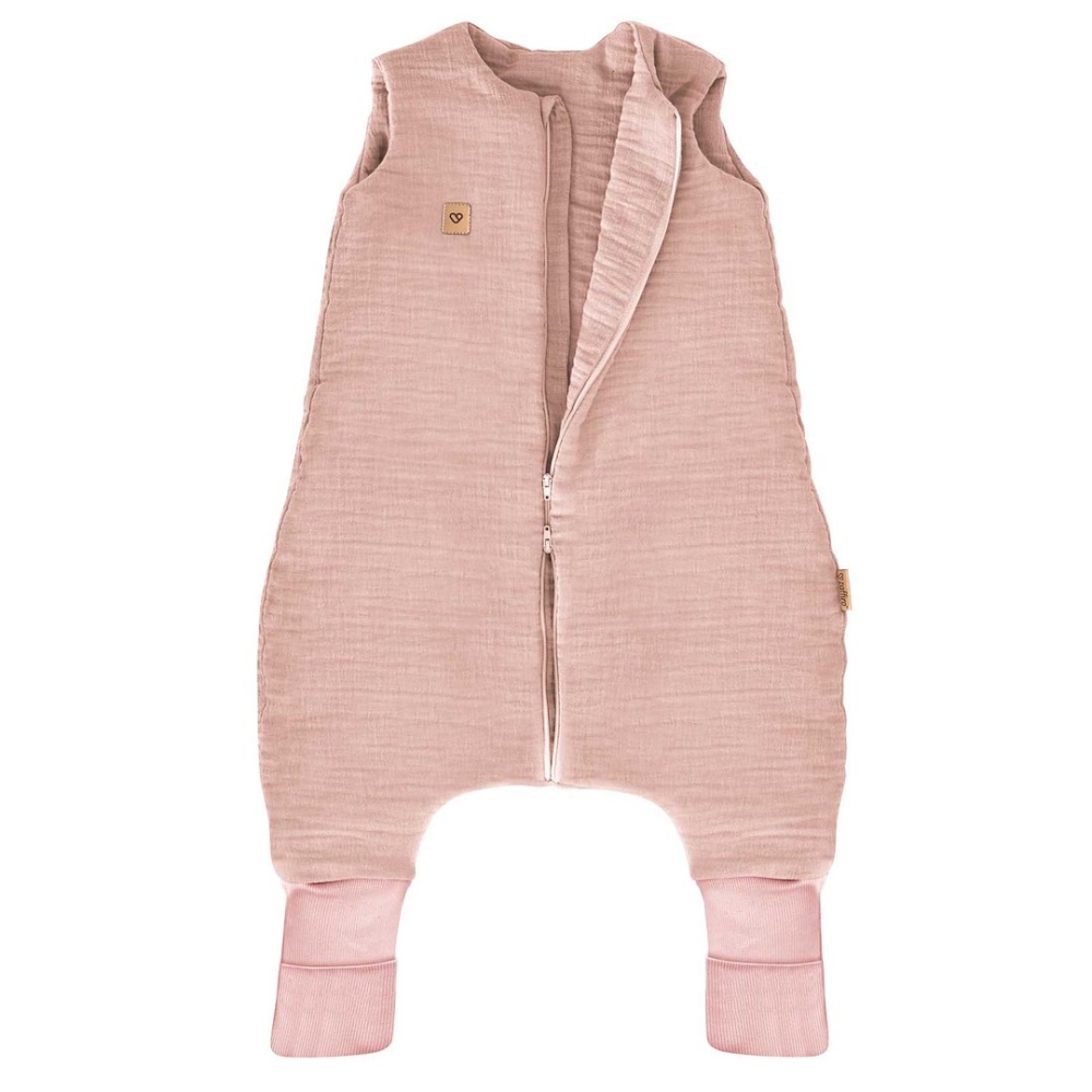 Sleeping bag with legs muslin 2,5 TOG Malaga 2-4y baby pink