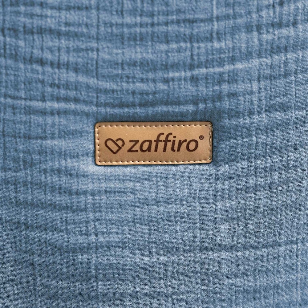 Sleeping bag muslin 2,5 TOG Malaga 6-12m baby blue