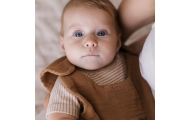 Miegmaišis iš muslino, 2,5 TOG, „Malaga“, 6–12 mėn., karamelės spalvos-Miegui, Vokeliai, miegmaišiukai-e-vaikas