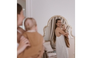 Miegmaišis iš muslino, 2,5 TOG, „Malaga“, 6–12 mėn., karamelės spalvos-Miegui, Vokeliai, miegmaišiukai-e-vaikas
