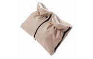 Two-parts hand muffs Scandi beige
