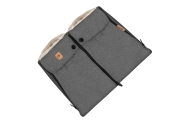 Two-parts hand muffs Scandi grey