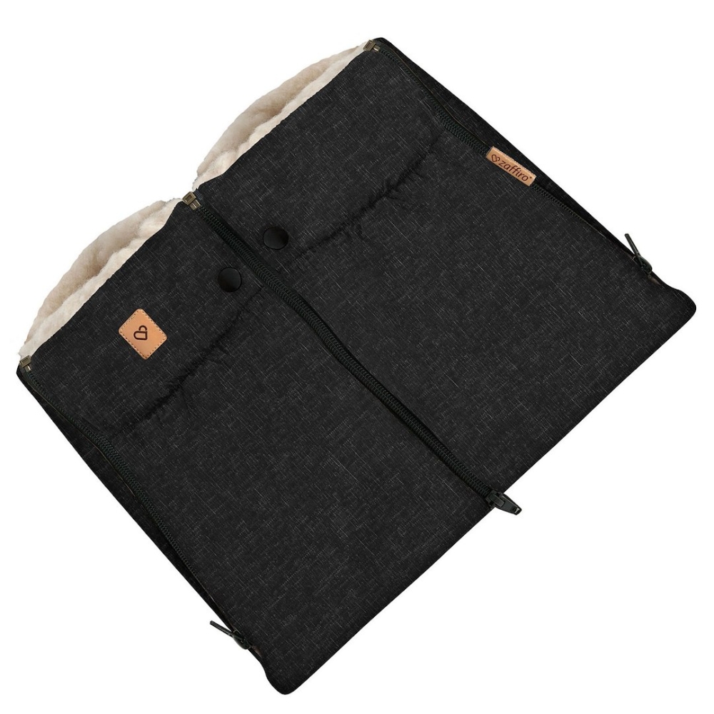 Two-parts hand muffs Scandi black
